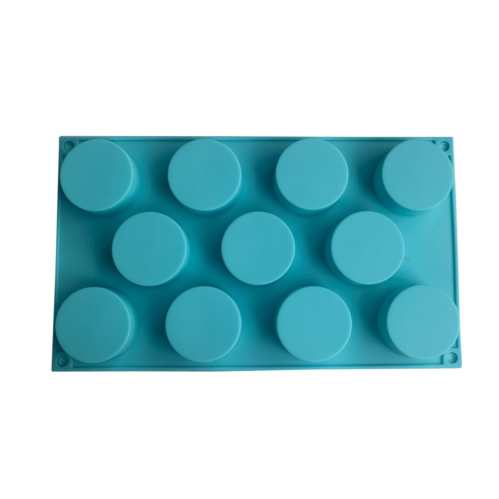 11 cilindro 31 molde de silicona pastel helado pudín molde de postre jabón utensilios de cocción
