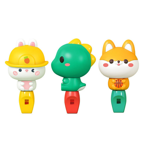 Whistle Children Toys Infant Baby Special Blow Dinosaur Whistle Cartoon Blowing Instrument Small Trumpet Harmonica 