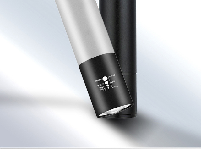 Telescopic Zoom Flashlight T6/Q5 Aluminum Alloy Outdoor Lighting Gift USB Charging Cycling Flashlight Rechargeable