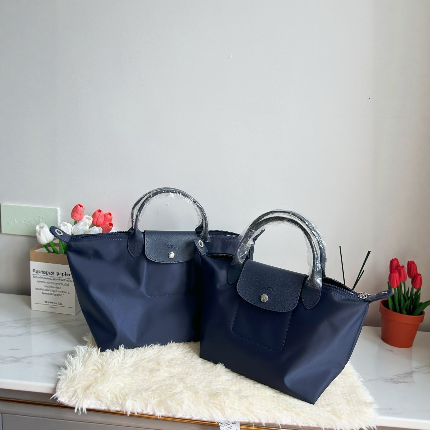 秋冬款龙包饺子包加厚款短柄托特包手提包可调节肩带尼龙男女包