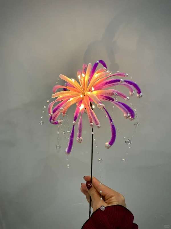 ねじり棒花火花束diy手作り材料バッグクリスマス雰囲気感彼女の親友に新年プレゼント|undefined