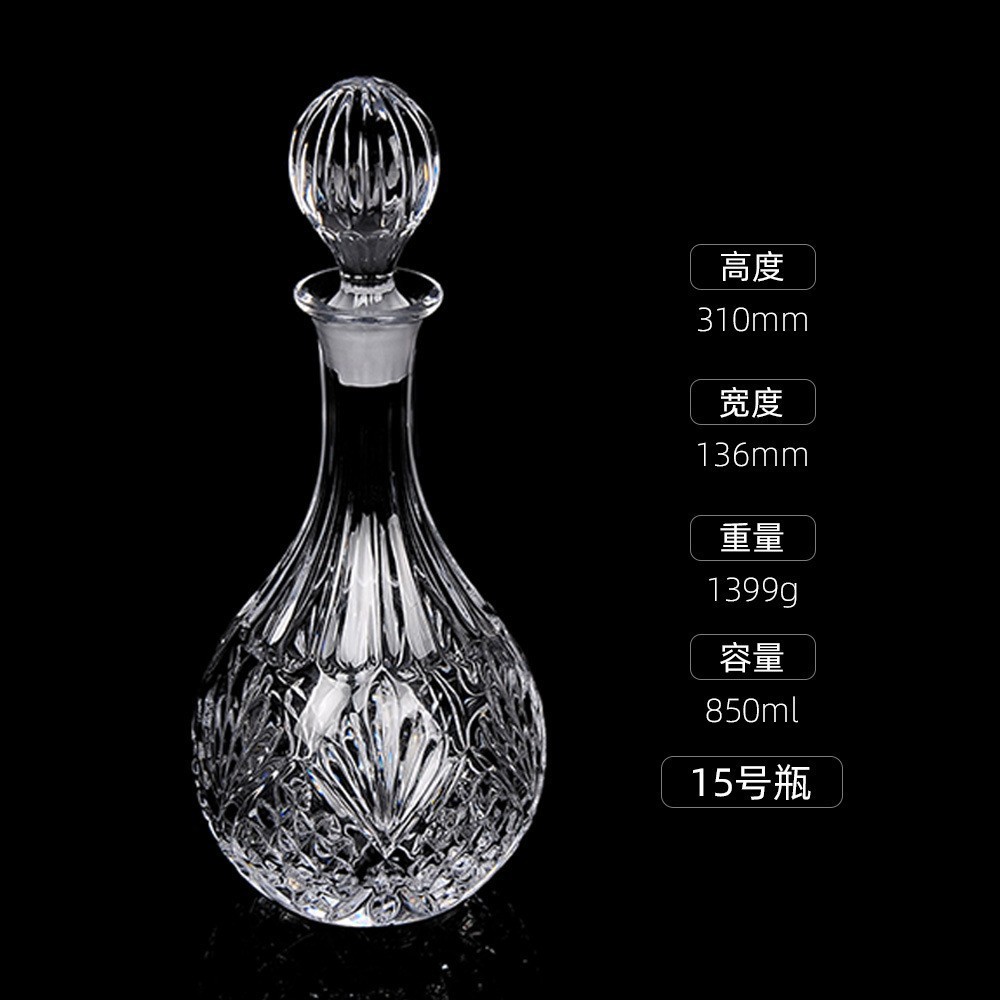 Botellas de vino de cristal transfronterizas directas de fábrica botellas de whisky europeas botellas de licores extranjeros botellas de vino blanco XO