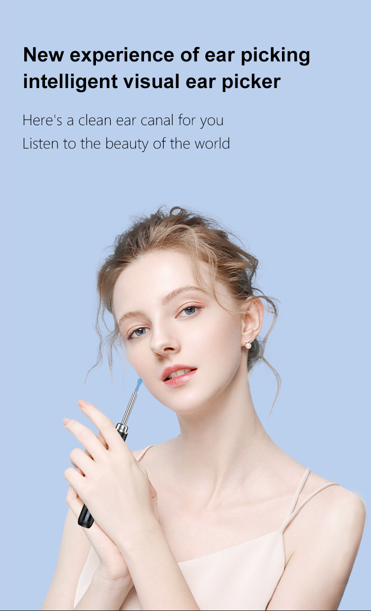 Stuzzicadenti visivo intelligente per bambini, strumento multifunzionale per la pulizia delle orecchie con luce ad alta definizione, vendita calda transfrontaliera_voghion.com