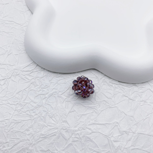 Creative woven beads handmade with zircon