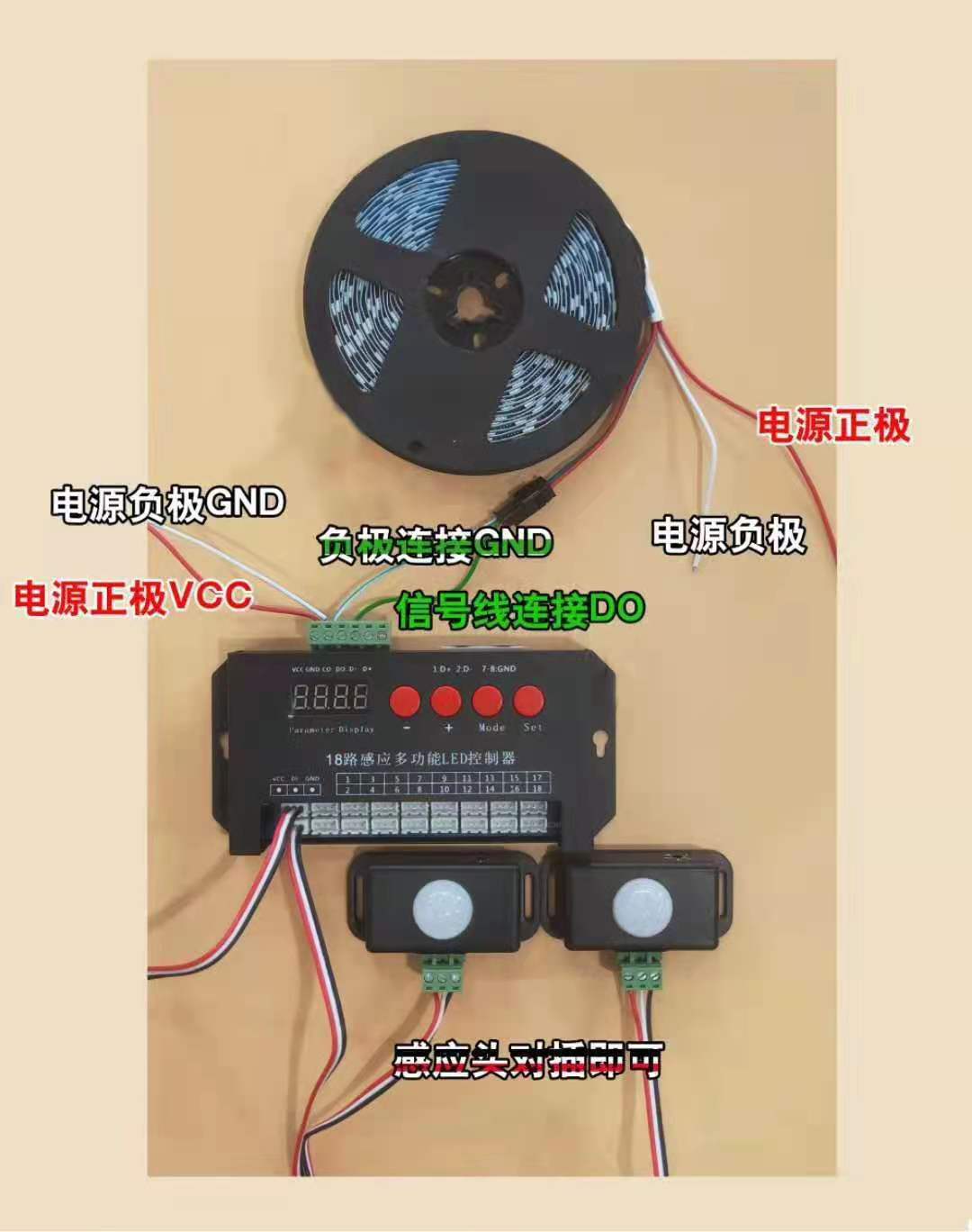 LED şerit ışık fantezi damlama tutkal standart olmayan boyut toz ve su geçirmez elektrikli araç şerit ışığı arcade oyun makinesi şerit ışığı
