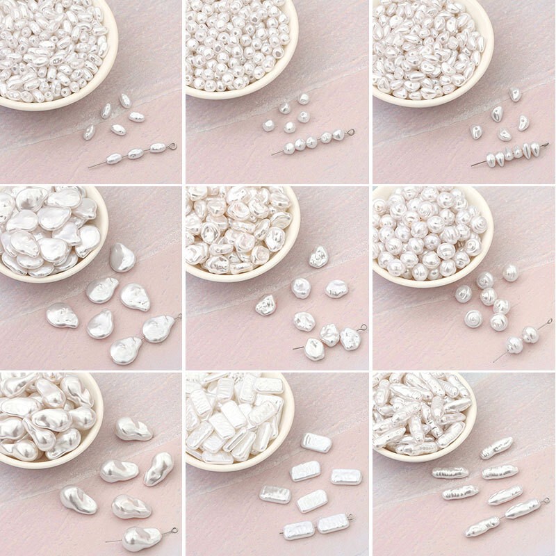ABS special-shaped pearl loose beads beaded handmade diy bracelet necklace pendant material bag accessories manufacturers wholesale