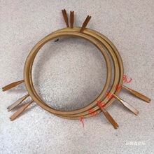 绣眼笼金青笼广笼波笼老竹笼广式竹制罗汉圈杠圆杠配件