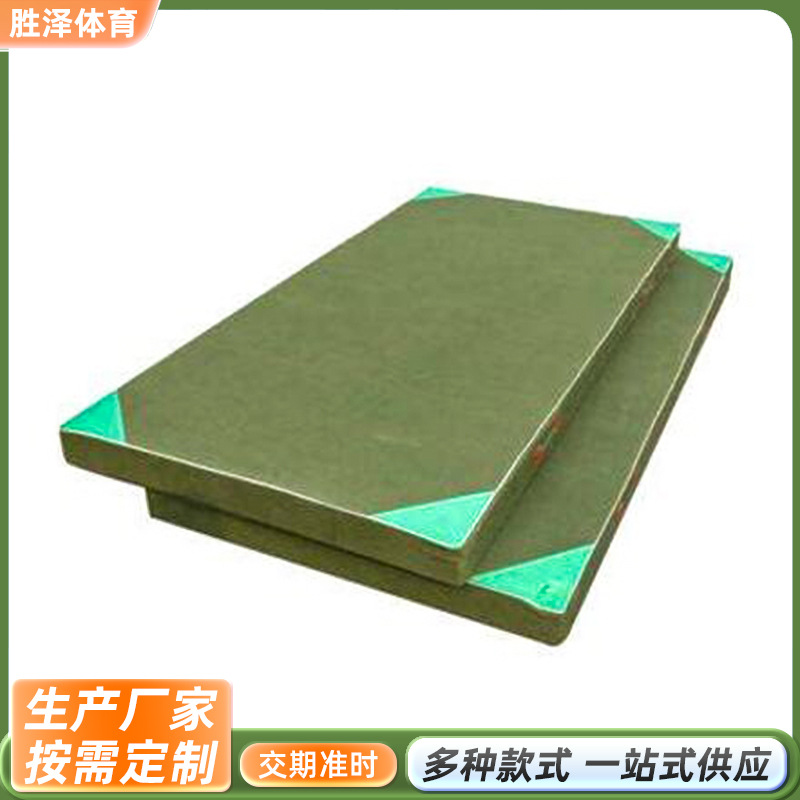 Gymnastics Mat Folding Training Protective Mat Sit-Up Silicone Canvas Sponge Mat