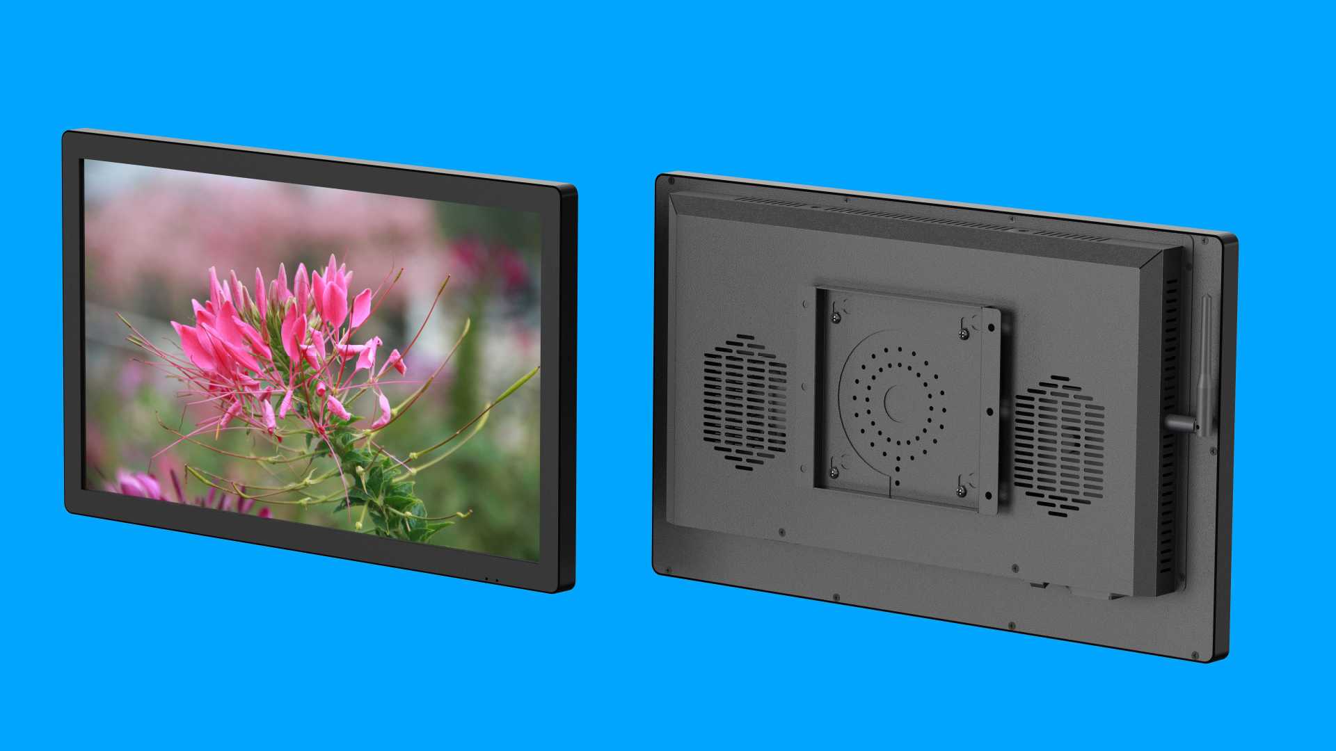 18.5寸19B款壁掛純平黑色效果圖