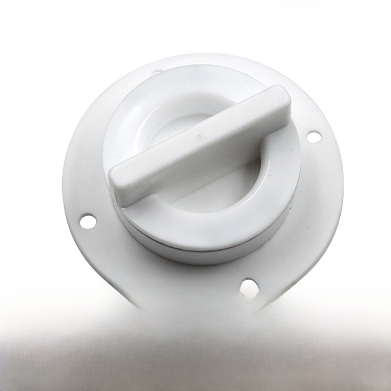 Marine hull drain, yacht hull drain, fast boat side drain. Live fish hold drain outlet.