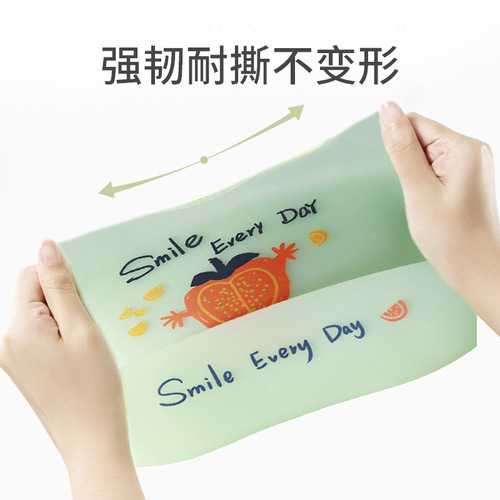 Children's Eating Bib Silicone Baby Supplies Drool Cloth Children's Mealtime Bib Summer Cartoon Bib Waterproof