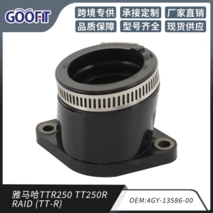 Intake Manifold Carburetor Interface Rubber Joint for Yamaha TTR250 TT250R RAID (TT-R)