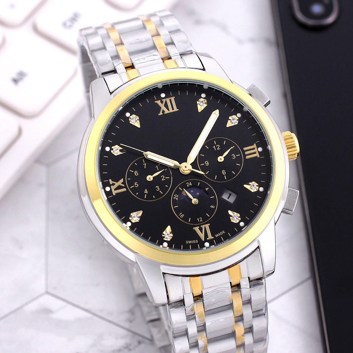 Foreign Trade Aliexpress Micro Business Men's Business Labor Brand Automatic Mechanical Watch Tourbillon Watch Men's Wristwatch