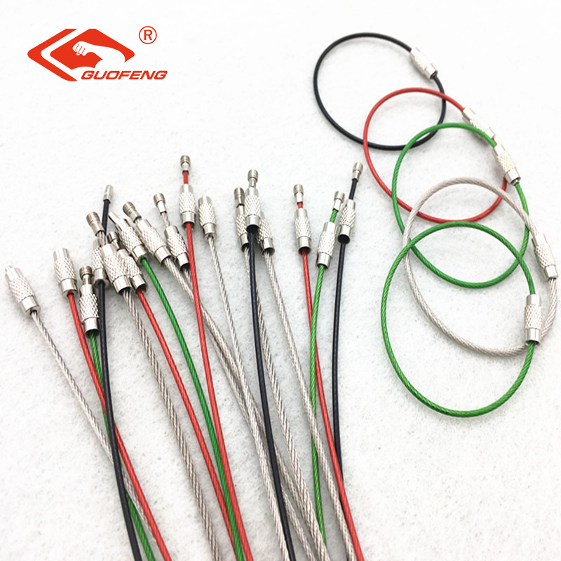 Fabricante recto de cabello adhesivo color 1.5 * 150 bucle de alambre de acero hebilla de alambre de acero marca de equipaje color adhesivo bucle de alambre