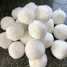 密度1.5纤维球滤料 容重85-95除油纤维球填料 孔隙率96纤维球滤料