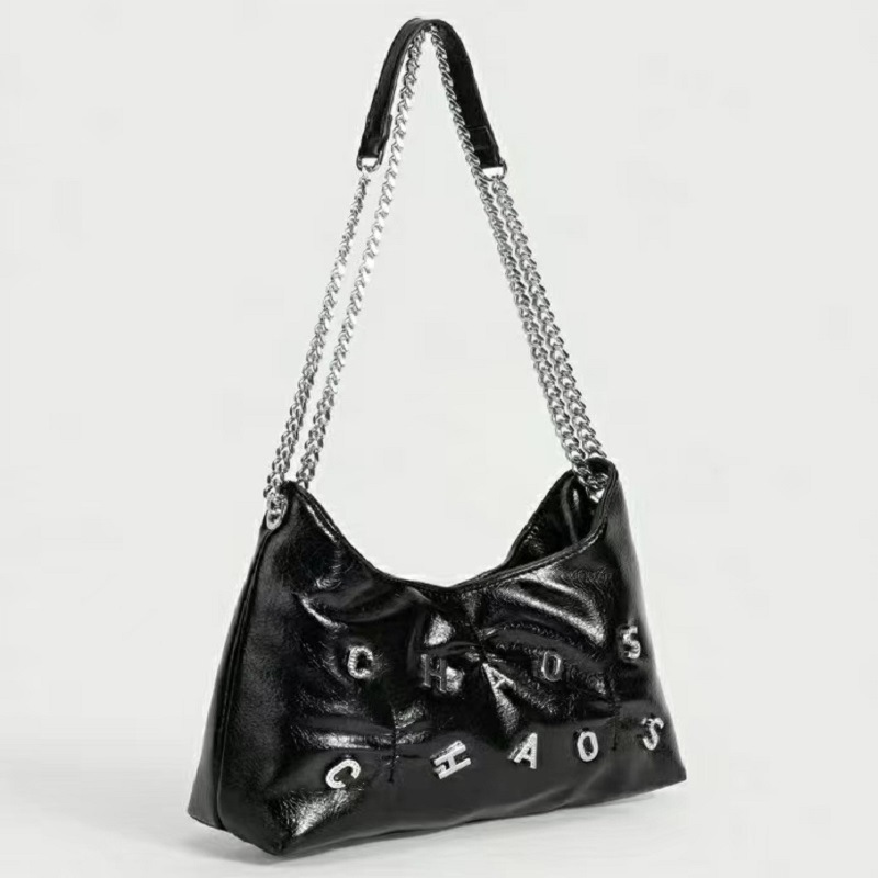 Borsa a tracolla da donna con strass e catena grande_voghion.com