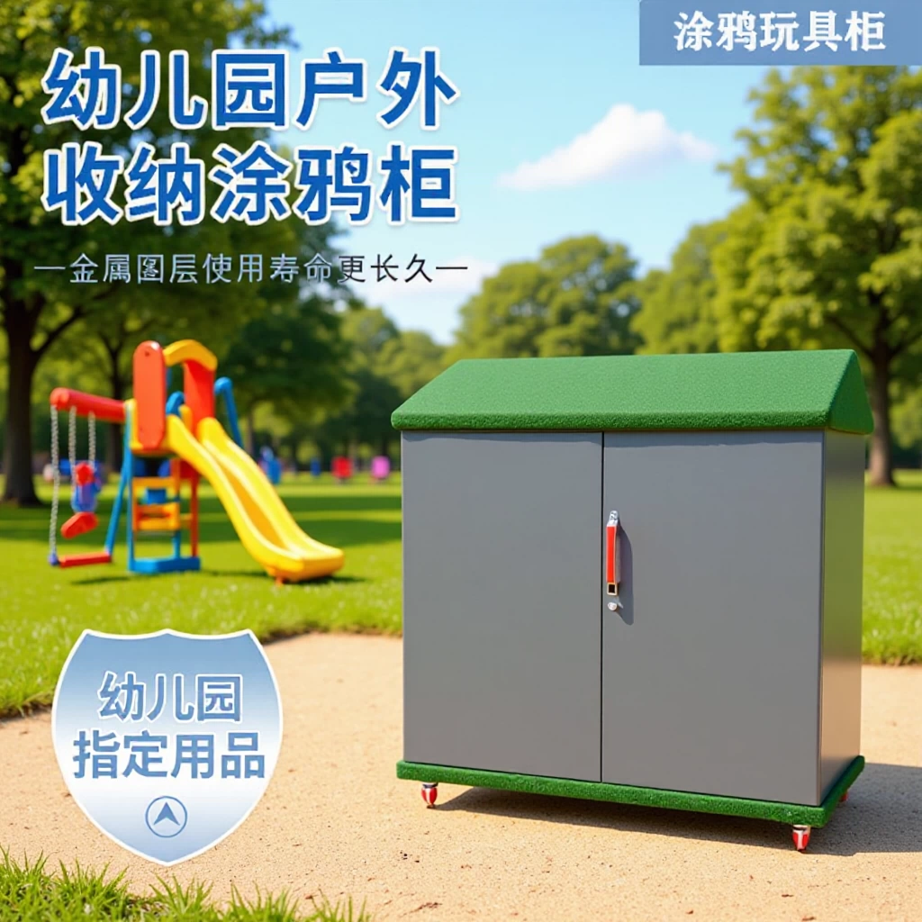 Xinmao XM-062 Детский сад Открытый Веселый шкаф для граффити Строительные блоки Акварельные ручки Шкаф для хранения Детская площадка Доска Шкаф