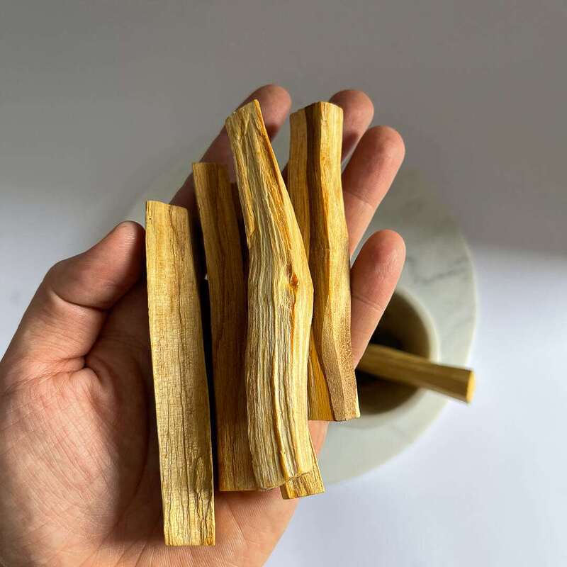 进口秘鲁圣木条palosanto高油老料原木木条熏香加州白鼠尾草香薰|undefined