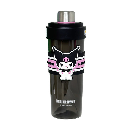 Sanrio Strawberry Bear with Straw Cute Plastic Cartoon Student Fruit Tea Cup Large Capacity Sports Cup