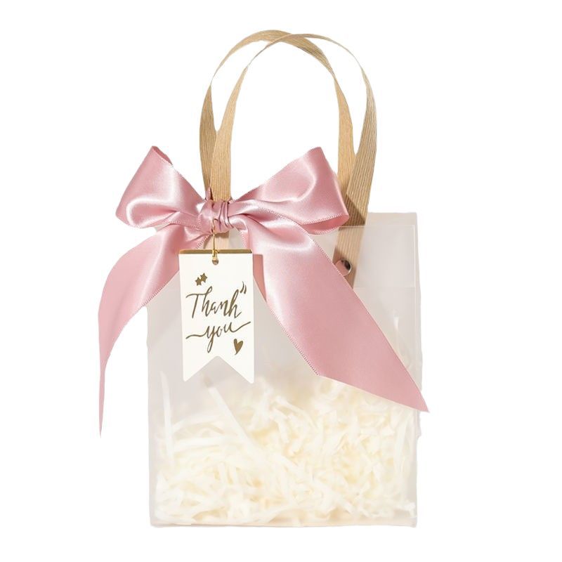 38 Bolsa de regalo, recuerdo transparente, caja de embalaje de regalo de dama de honor premium, PVC de cumpleaños para niños