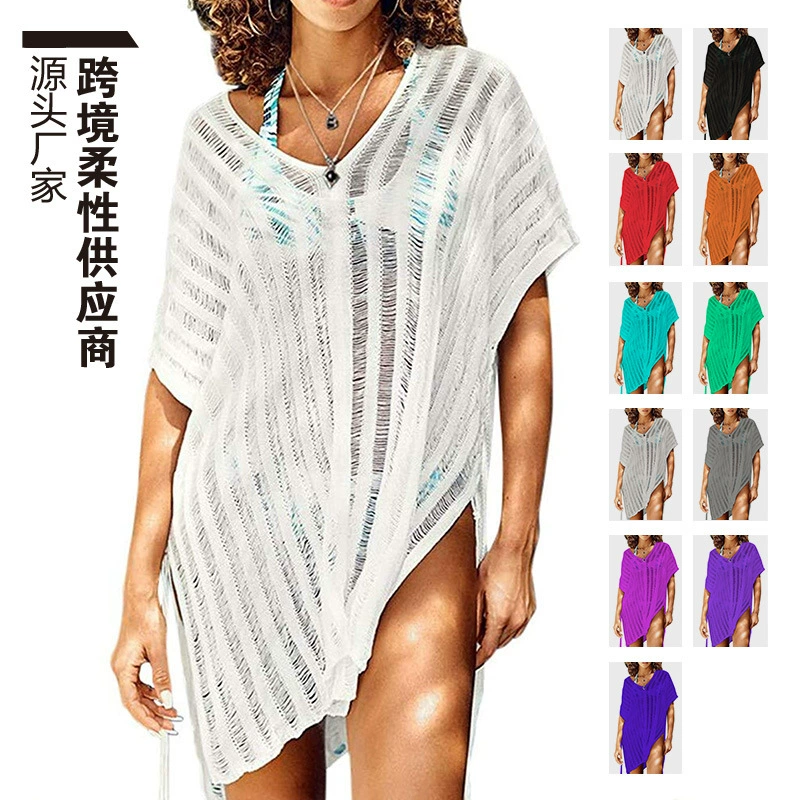 Внешняя торговля Обработка Амазонки Взрывные продукты Европейские и американские женщины Пляжный бикини купальник блузка трикотажный платок