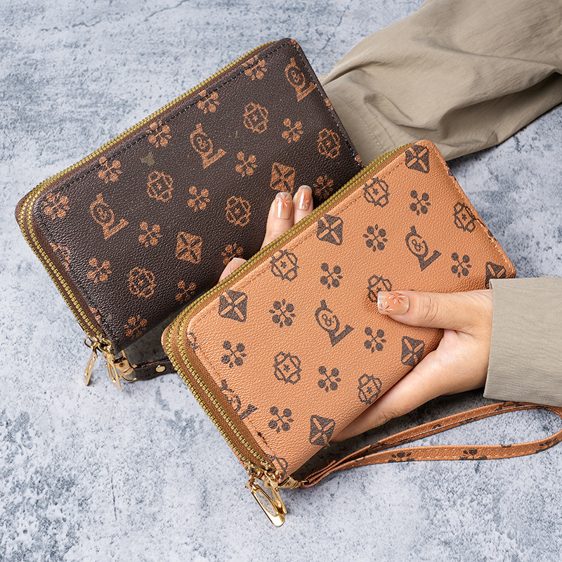 Women's Wallet 2025 New Long Style Girls' Wallet Fashionable Double-Layer Zipper Large Capacity Wallet for Women Women's Wallet 2025 New Long Style Girls' Wallet Fashionable Double-Layer Zipper Large Capacity Wallet for Women
