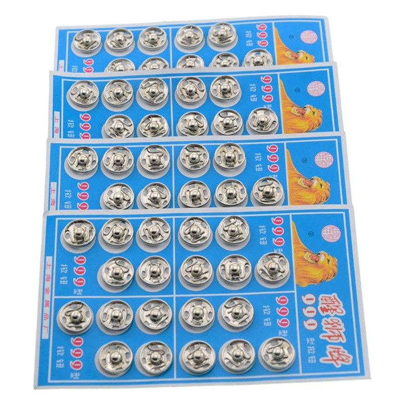 Varios modelos del fabricante Xingshi marca hebilla oculta hebilla de metal pequeño botón a presión Botón de ropa de abrigo de lana cuatro botones