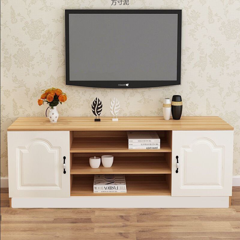 Тумба под телевизор 80x24x35 см цвет светлый орех