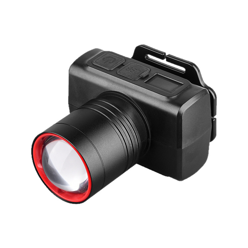 TEMU TIKTOK aluminio lámpara portátil iluminación exterior con función de zoom telescópico lámpara de larga duración