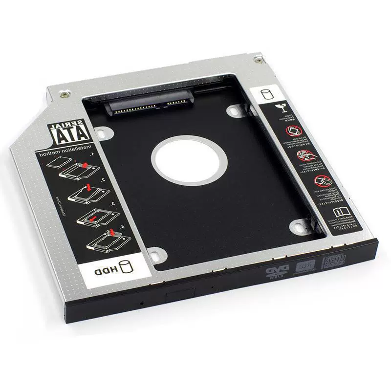 All -aluminum hard disk bracket SSD12.7/9.5 ноутбука механическая прочная легкая установка SATA3 HDD держатель