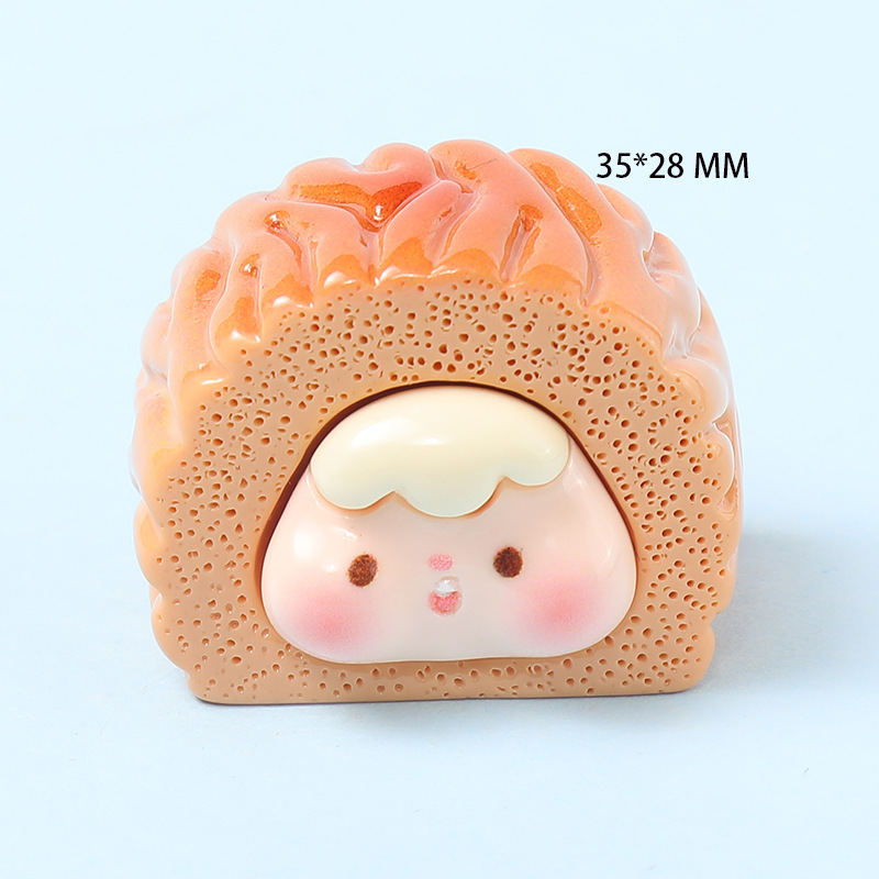樹脂食品おもちゃ漫画 Zai Zai diy ジュエリーアクセサリー車のマイクロ風景デスクトップ装飾品キーホルダーブラインドバッグ素材|undefined