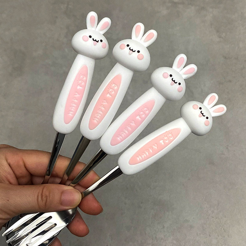 304 ステンレス鋼スプーン、高品質の漫画子供用食器、ベビーフードスプーン、インゴットスプーン、食べるスプーン、スープスプーン|undefined