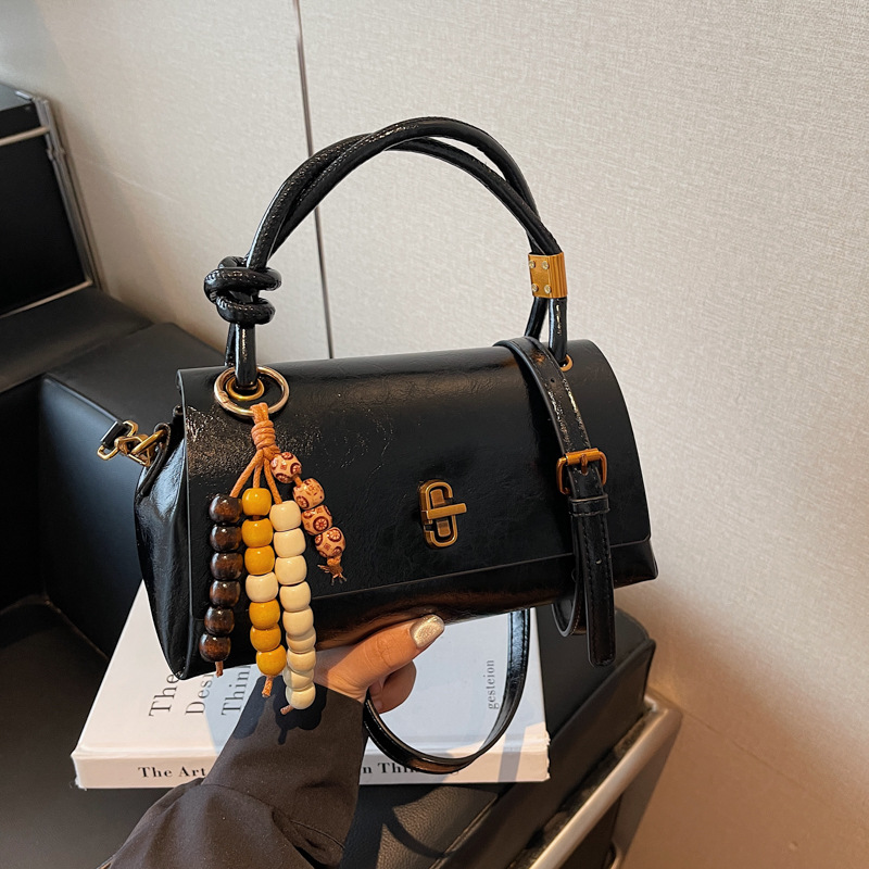 Nuevo cross-border de alta calidad bolso de moda nicho de moda bolso de hombro de mujer simple versátil bolso de hombro retro image 7