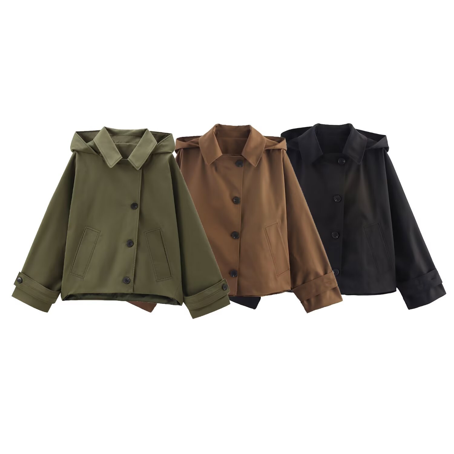 TAOP&ZA Spring short long-sleeve with hood