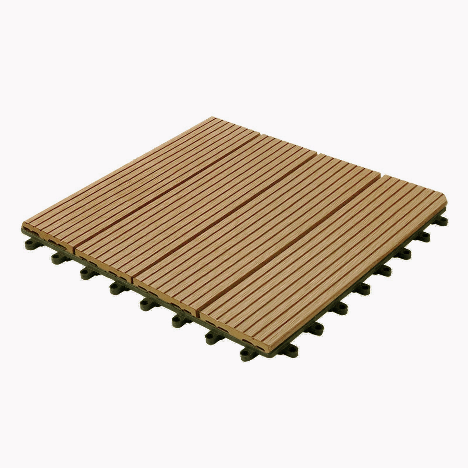 piso de madera plástica al aire libre madera plástica WPC jardín balcón impermeable balcón piso de balcón especial
