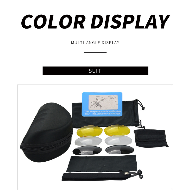 CS Field Anti impact Exercise Tactical Goggles Explosion proof Safety Sports Shooting Glasses_voghion.com