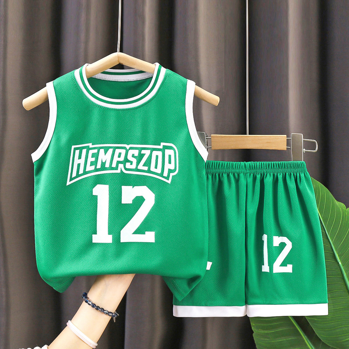 Green uniform number 12