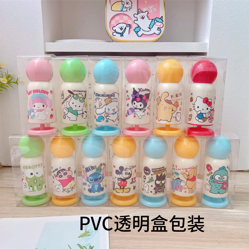 アニメかわいいクロミ少女オフィスデスクトップ紙かご家庭用押圧式デスクトップ茶箱紙くず箱|undefined