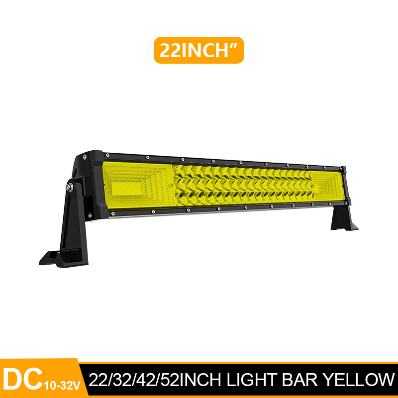 노란색 스트레이트 22 인치