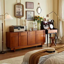 实木床;桌类、茶几;餐边柜