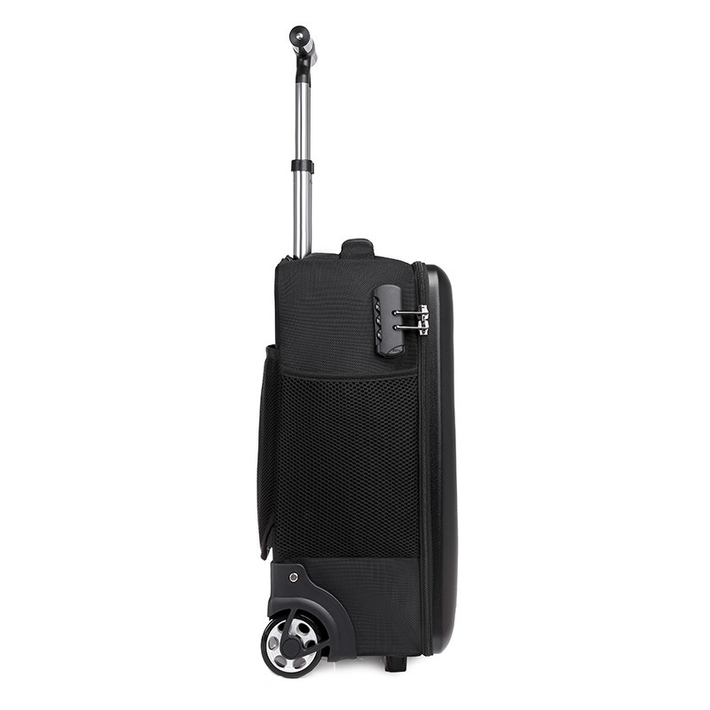 Nueva fábrica al por mayor de gran capacidad cáscara dura negocio trolley viaje equipaje mochila hombres y mujeres