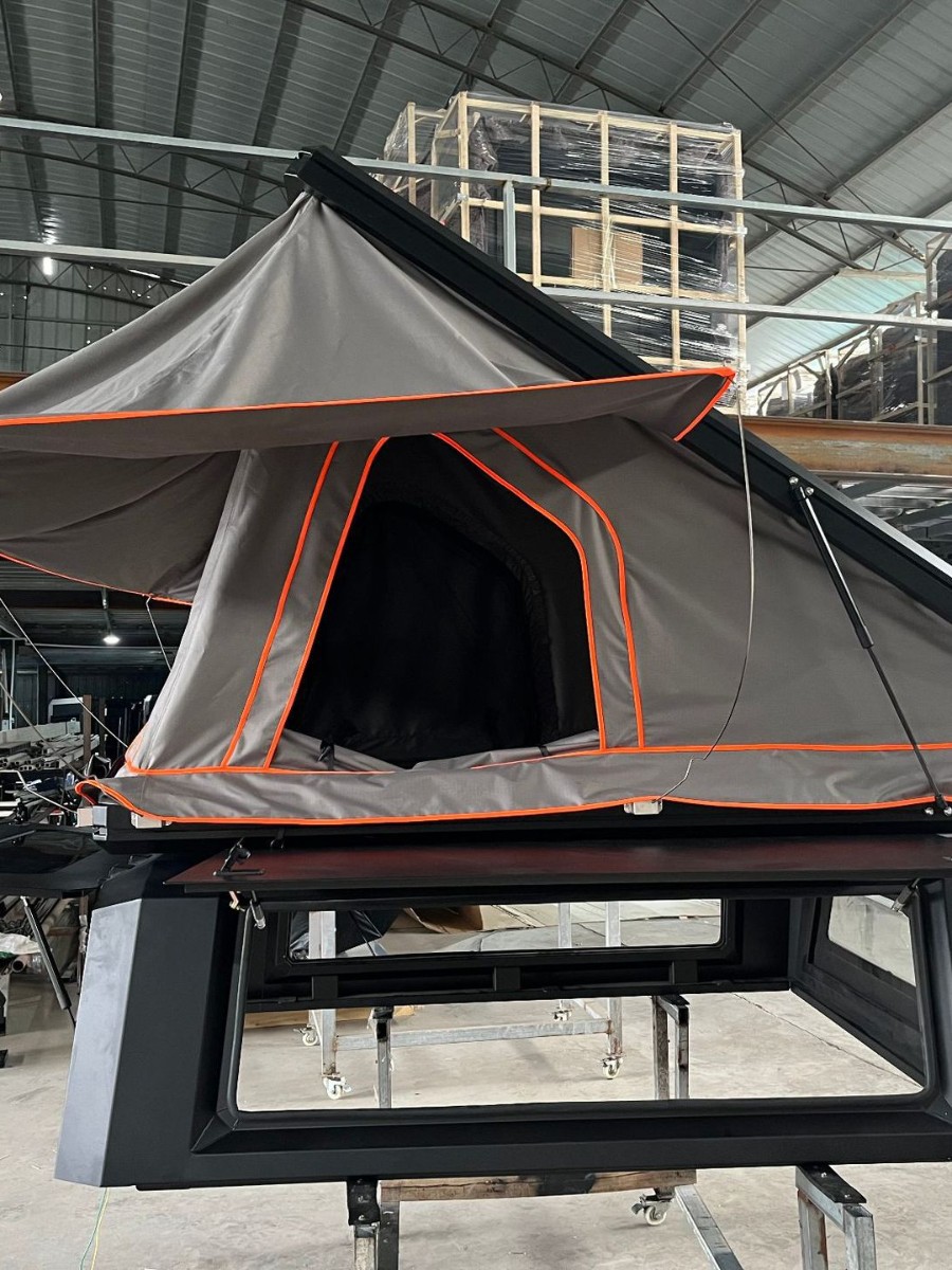 Car Roof Tent Outdoor Camping Self-Driving Tour Hard-Top Single-Layer Tent Car Tent Bridge Car Sunshade Rollover Tent