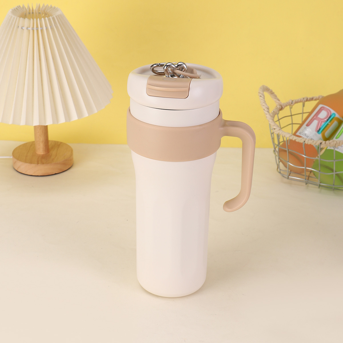 Taza de aislamiento de acero inoxidable 316 taza de café Bingba taza fría para niñas de alto valor taza de agua portátil de gran capacidad con pajita