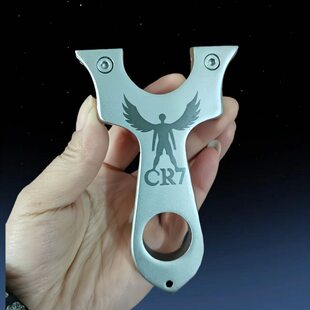 (Cross-border trading), (Wholesale), slingshot stainless steel with flat rubber bands, Olympic card, Superman