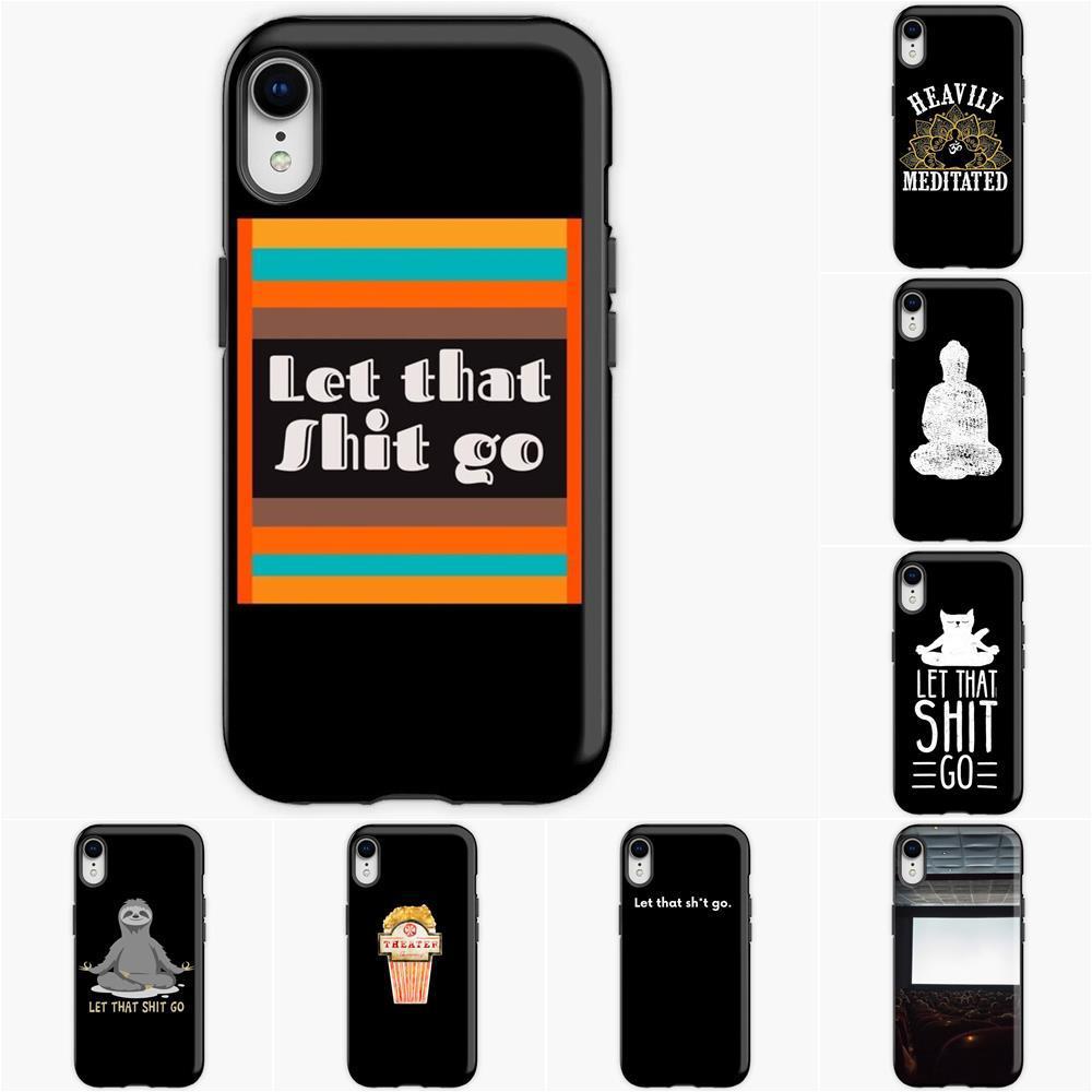 适用苹果iPhone14 Pro手机壳Cinema Marquee Sign Zen Let That S