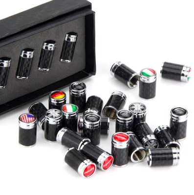 Carbon fiber valve cap with valve