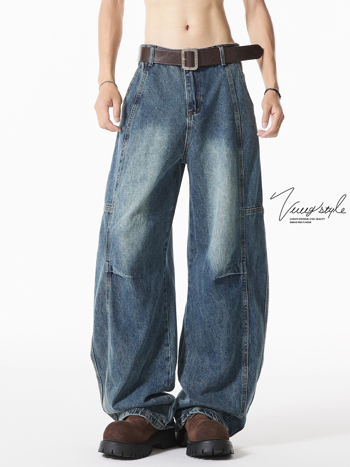 Retro autumn summer jeans