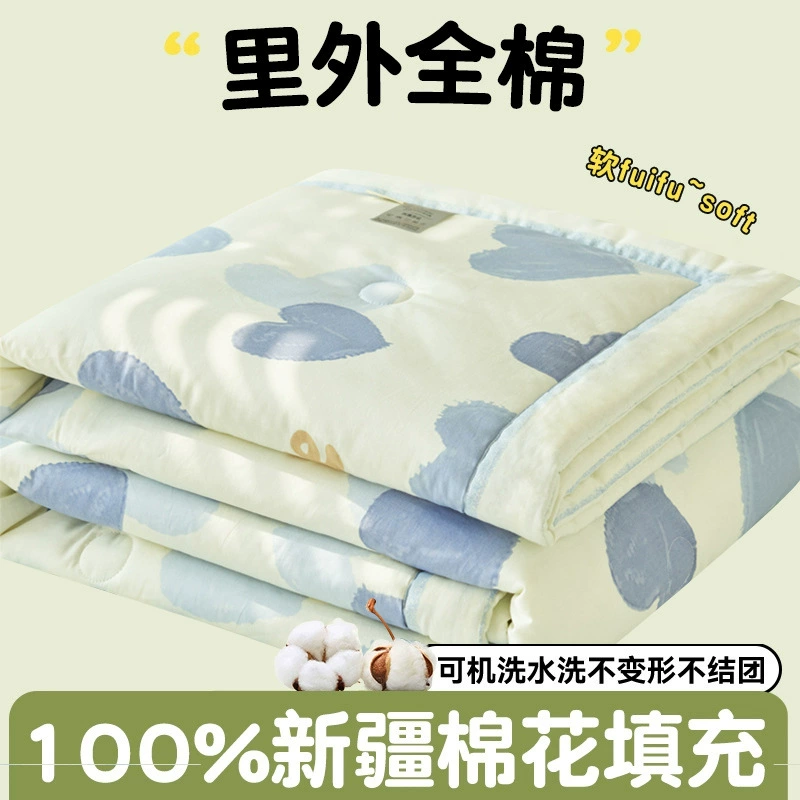 Summer cotton summer duvet, washable, Birthday gift