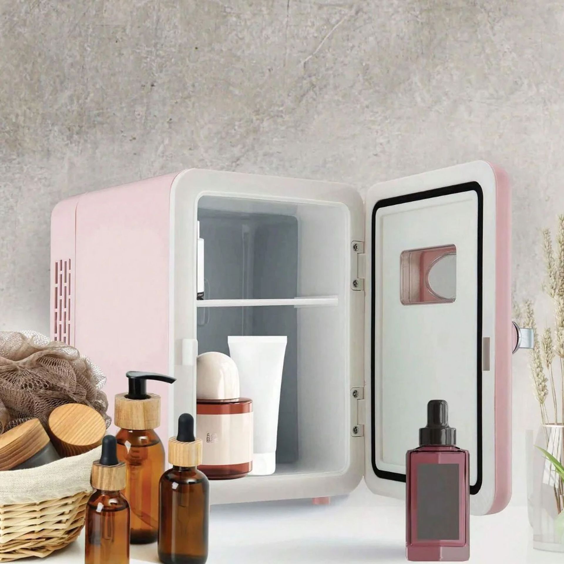 Car Home Dual-Purpose Mini Refrigerator Dormitory Beauty Refrigerator Car Refrigerator Multi-Functional Household Refrigerator Convenient