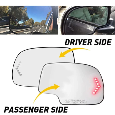 88944391 88944392 Suitable for 03-07 Models of Chevrolet Gmc Blind Spot Heated Rearview Mirror Glass